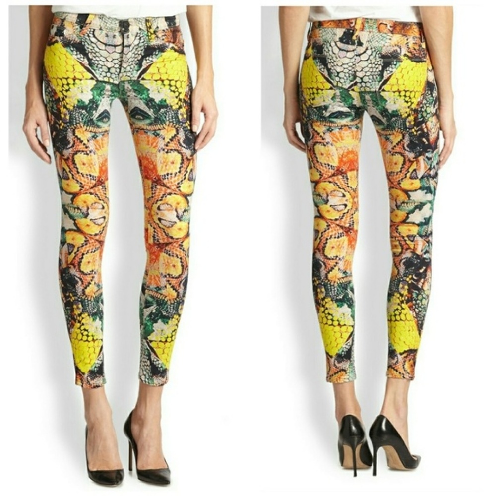 Hudson Nico Snake Print Pants/Jeans